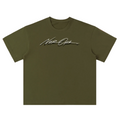 NOR GREEN SHIRT CURSIVE LOGO