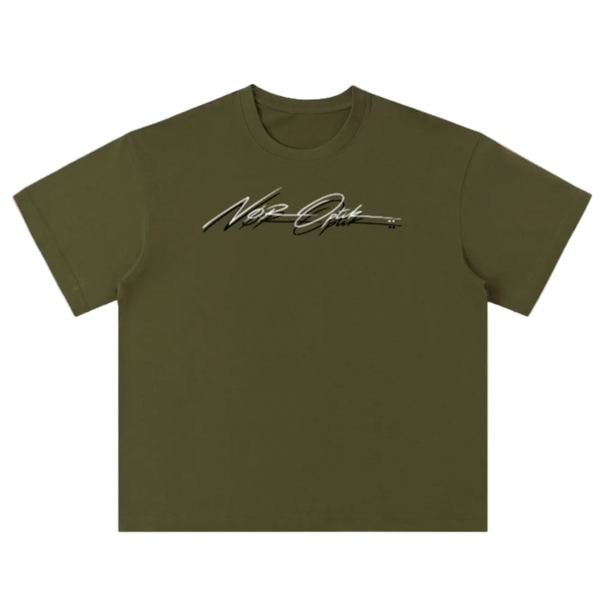 NOR GREEN SHIRT CURSIVE LOGO