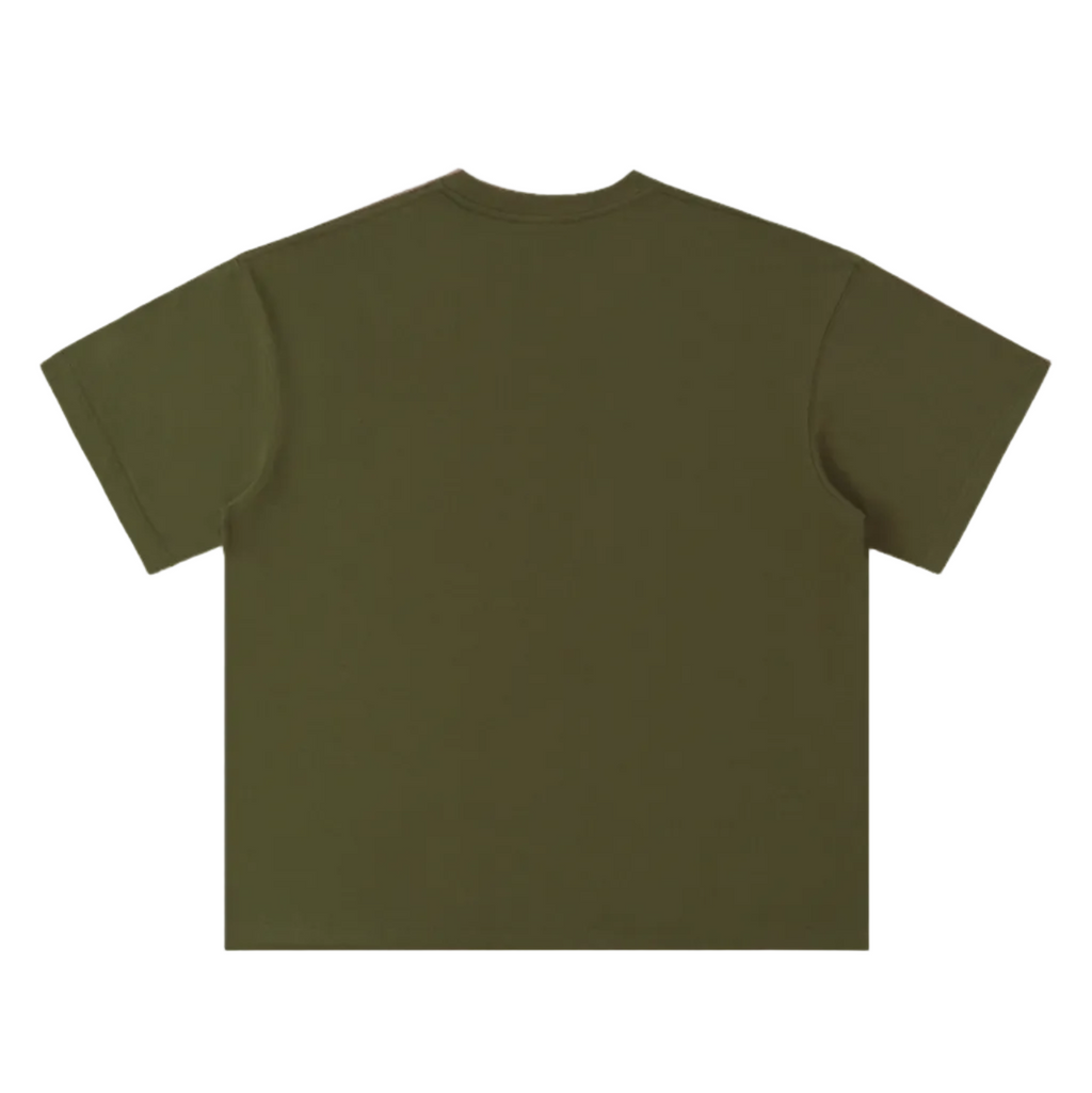 NOR GREEN SHIRT CURSIVE LOGO